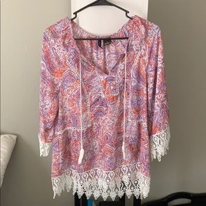 Long sleeve blouse